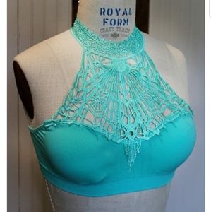 Crazy Train Halt Goes There bralette